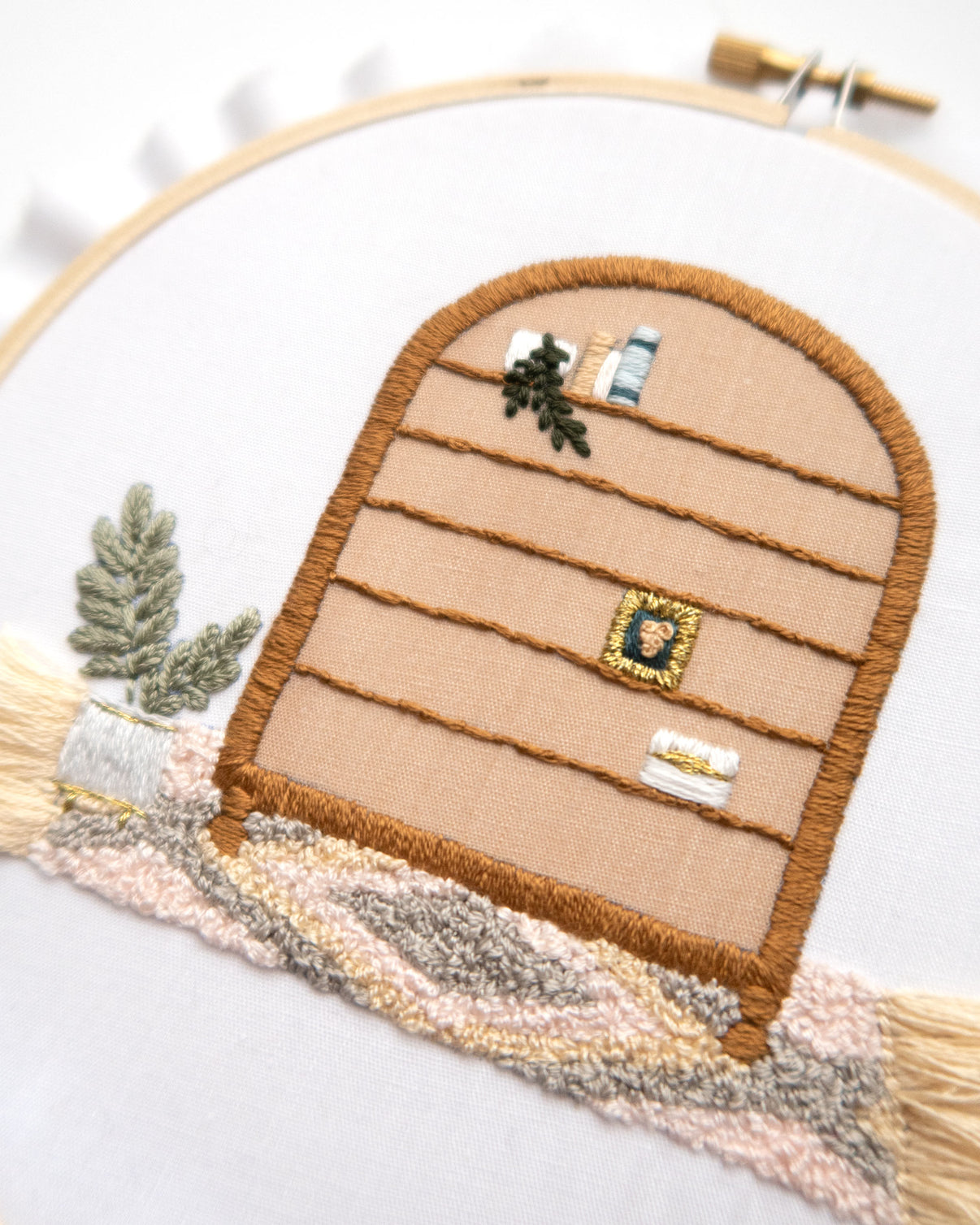 Free Book Tracker Free Bookshelf Embroidery Pattern Emily June
